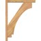 Ekena Millwork Imperial Block Smooth Bracket w/ Offset Brace, Western Red Cedar, 3 1/2"W x 22"D x 30"H BKT0402X22X30IMP05SWR - alternate 3